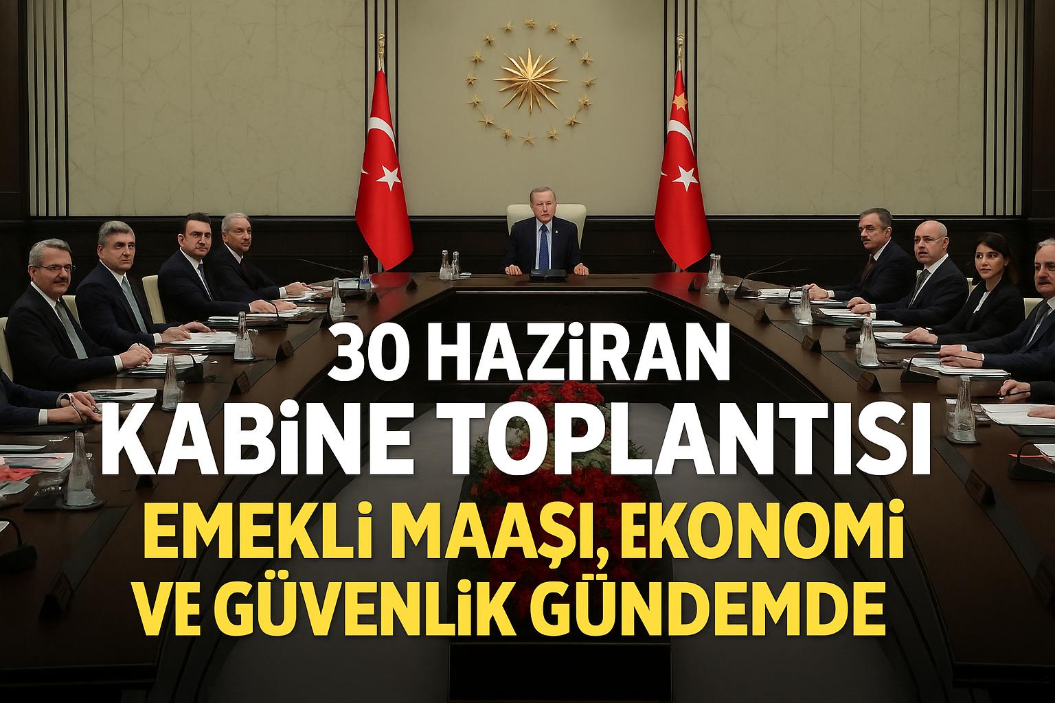 kabine toplantısı kararları