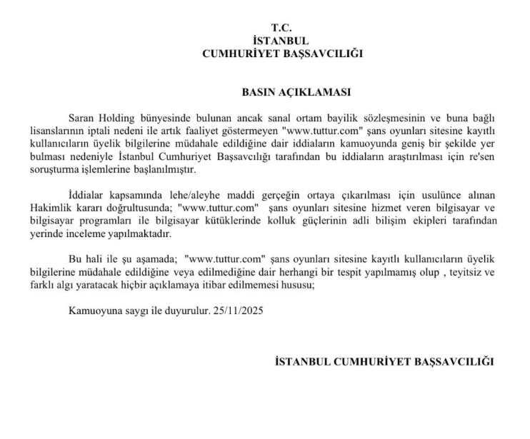 sadettin saran iddaa operasyonu